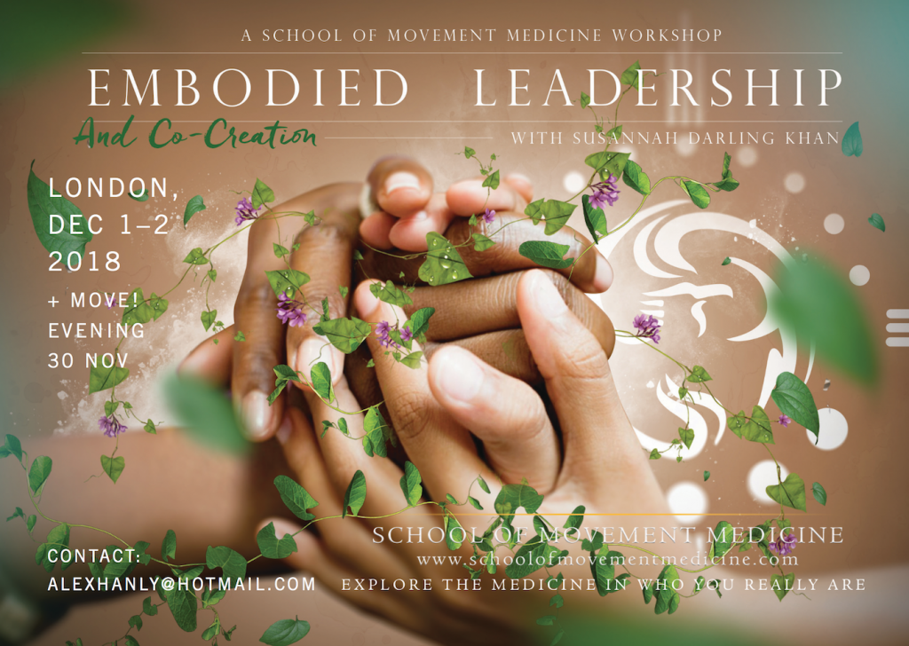 Embodied Leadership with Suannah Darling Khan, Movement Medicine London